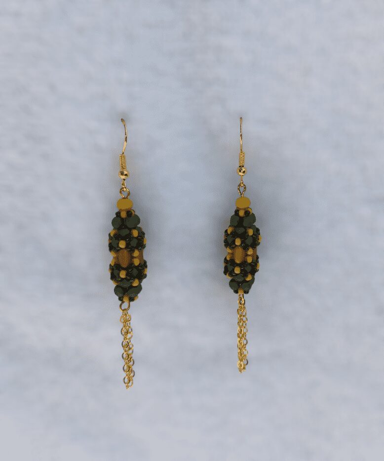 Korálkové náušnice