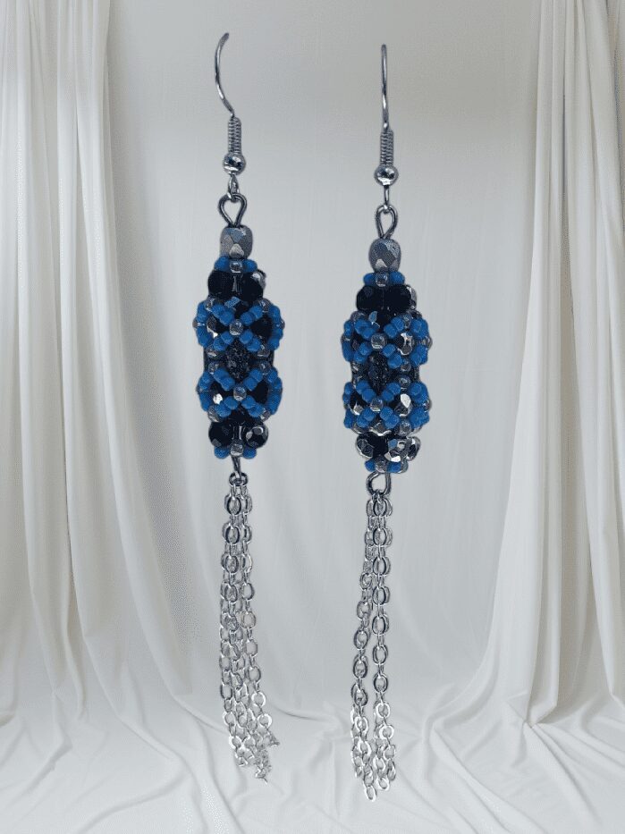 korálkové náušnice